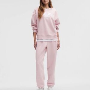 6-58 New Size M Lululemon 'Scuba' Pink High-Rise Jogger